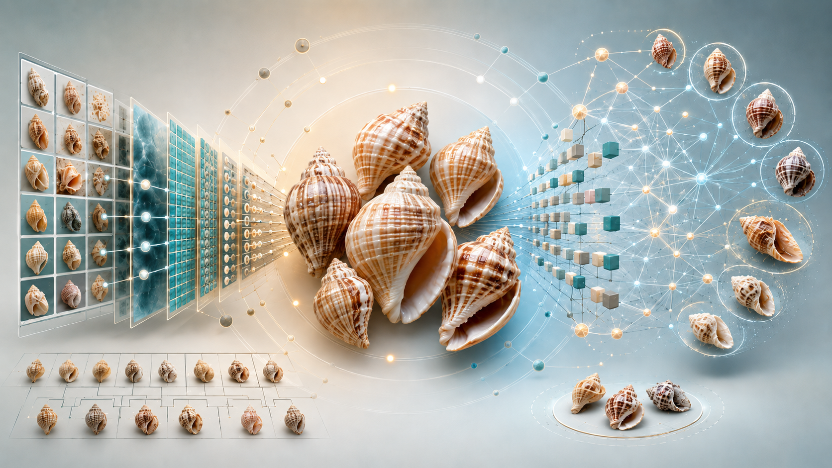 DINOv3 Improves Class-Balanced Recovery but Not Global Accuracy in Harpa Shell Classification